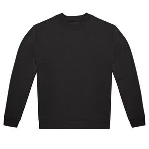 B&C Unisex Adult ID.222 Crew Neck Sweatshirt / Black